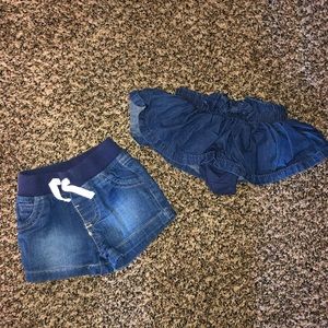Cat & Jack shorts and shorts NB